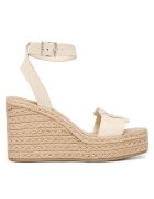 CALVIN KLEIN Еспадрили Wedge Espad 70 Embl Lth HW0HW02897 Бежов