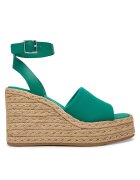 CALVIN KLEIN Еспадрили Wedge Espad 70 Neopr Mg HW0HW03014 Зелен