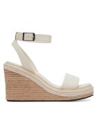 CALVIN KLEIN Еспадрили Wedge Sandal 70 - He HW0HW02376 Бял