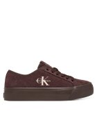 CALVIN KLEIN Гуменки Vulc Flatf Laceup Suede HW0HW03088 Бордо