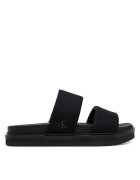 CALVIN KLEIN JEANS Чехли Flat Molded Dbl Bar Sandal Cv YM0YM01222 Черен