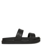 CALVIN KLEIN JEANS Чехли Flat Molded Doublebar Sandal Lth YM0YM01226