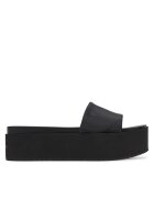 CALVIN KLEIN JEANS Чехли Flatform Sandal Slide In Nylon YW0YW01791 Черен