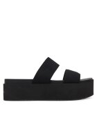 CALVIN KLEIN JEANS Чехли Flatform Sandal Webbing In YW0YW01789 Черен