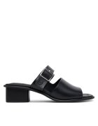 CALVIN KLEIN JEANS Чехли Heel Square Mg Buckle Lth YW0YW01701