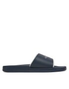 CALVIN KLEIN JEANS Чехли Slide Rubber Neoprene Monologo YM0YM00361 Тъмносин
