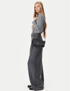 CALVIN KLEIN JEANS Дамска чанта Minimal Monogram Shoulder Pouch LV04K3161G Черен