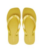 CALVIN KLEIN JEANS Джапанки Thong+ Tpu Metallic YW0YW01720 Жълт