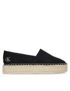 CALVIN KLEIN JEANS Еспадрили Flatform Esdparille Mg/Hdw YW0YW01737 Черен