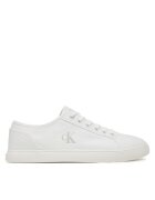 CALVIN KLEIN JEANS Гуменки Ess Vulc Low Mg Canvas YM0YM01209 Бял
