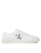 CALVIN KLEIN JEANS Гуменки Essential Vulcanized 1 YM0YM00306 Бял