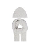 CALVIN KLEIN JEANS Комплект шал и шапка Knitted Scarf Beanie Giftbox LVCKFJP00N