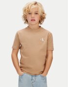 CALVIN KLEIN JEANS Комплект тениски LVCKSJA45B Бежов Regular Fit