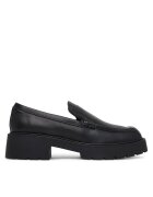 CALVIN KLEIN JEANS лоуфъри с дебела подметка Chunky Cupsole Ru Patch Lth YW0YW01862 Черен