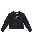 CALVIN KLEIN JEANS Пуловер Monologo IG0IG02830 D Черен Regular Fit
