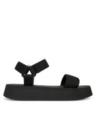 CALVIN KLEIN JEANS Сандали Sandal Velcro Webbing Mg YW0YW01693 Черен