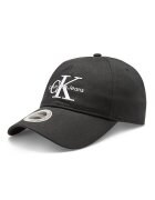 CALVIN KLEIN JEANS Шапка с козирка Monogram K50K510061 Черен