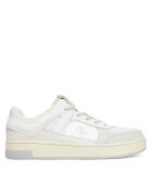 CALVIN KLEIN JEANS Сникърси Basket Cup Low Laceup Lth Mix YM0YM01308 Бял