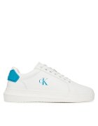 CALVIN KLEIN JEANS Сникърси Chunky Cupsole Ru Patch Lth YM0YM01296 Бял