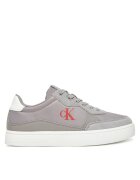 CALVIN KLEIN JEANS Сникърси Classic Cupsole Mg Nylon Mix YM0YM01304 Сив