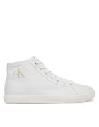 CALVIN KLEIN JEANS Сникърси Ess Vulc Mid Cv Mg Wn YW0YW01761 Бял