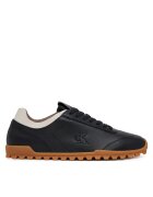 CALVIN KLEIN JEANS Сникърси Low Profile Runner Mg Lth Mix YW0YW01847 Черен