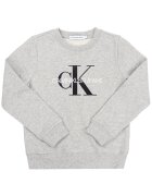 CALVIN KLEIN JEANS Суитшърт Monogram Logo IU0IU00069 Сив Regular Fit