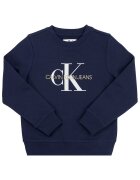 CALVIN KLEIN JEANS Суитшърт Monogram Logo IU0IU00069 Тъмносин Regular Fit