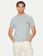 CALVIN KLEIN JEANS Тениска с яка и копчета Monologo J30J325664 Regular Fit