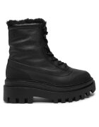CALVIN KLEIN JEANS Туристически oбувки Flatform Lace Up Boot Padded YW0YW01557 Черен