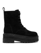 CALVIN KLEIN JEANS Туристически oбувки Flatform Zip Laceup Mg S YW0YW01554 Черен