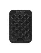 CALVIN KLEIN Калъф за кредитни карти Aop Leather Magnetic Card Case LV04F1100G Черен