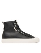 CALVIN KLEIN Кецове Vulc Lace Up Hightop Lth HW0HW03076 Черен