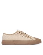 CALVIN KLEIN Кецове Vulc Low Laceup Aop Canvas HW0HW03142 Бежов