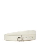 CALVIN KLEIN Колан Ck Buckle Belt 3.0_Smooth K60K613156 Бял