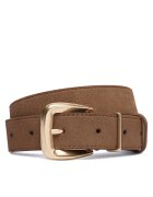 CALVIN KLEIN Колан Hw End Tip Buckle Suede 30Mm LV04F7114G Кафяв