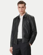 CALVIN KLEIN Кожено яке LV04LF423G Regular Fit