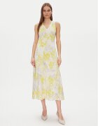 CALVIN KLEIN Лятна рокля Print Abstract Ecovero Vn Dress LV044B059G Regular Fit