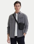CALVIN KLEIN Мъжка чантичка Emblem Aop Emboss Slim Reporter LV04D3371G Черен