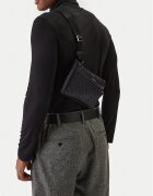 CALVIN KLEIN Мъжка чантичка Emblem Aop Emboss Square Sling LV04D3277G Черен