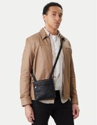 CALVIN KLEIN Мъжка чантичка Emblem Emboss Slim Flatpack LV04D3370G Черен