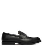 CALVIN KLEIN Обувки Ess Rubber Loafer Hw Plaq Va Lth HM0HM02177 Черен