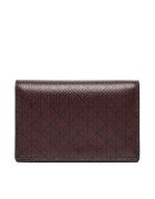 CALVIN KLEIN Портфейл Emblem Aop Accordion Cardcase LV04F1083G Бордо