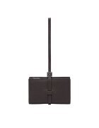 CALVIN KLEIN Портфейл Emblem Hw Pebble Wallet On Strap LV04F1130G Кафяв