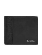 CALVIN KLEIN Портфейл Refined Mix Billfold W Coin LV04D1304G Черен