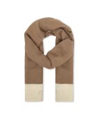 CALVIN KLEIN Шал Linen Blend Emblem Pareo Scarf LV04F9021G Бежов