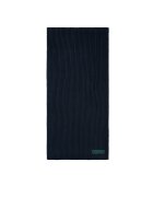 CALVIN KLEIN Шал Patch Chunky Rib Cotton Scarf LV04D8055G Тъмносин