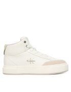 CALVIN KLEIN Сникърси Basket Cups High Laceup Lth Mix YW0YW02024 Бял