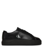 CALVIN KLEIN Сникърси Basket Cupsole Laceup Lth Ml YW0YW01945 Черен