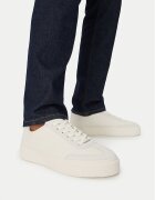 CALVIN KLEIN Сникърси Basket Cupsole Lup Wt Lth HM0HM02133 Кремав